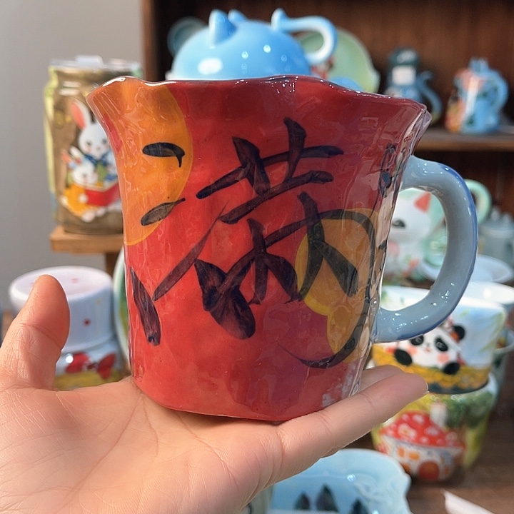 陶景德镇釉下手绘陶瓷 