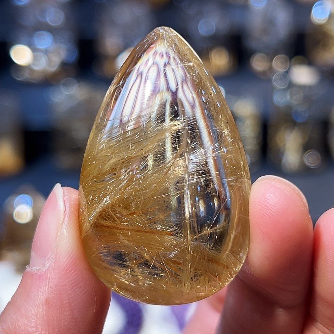 发晶颈饰未镶嵌吊坠