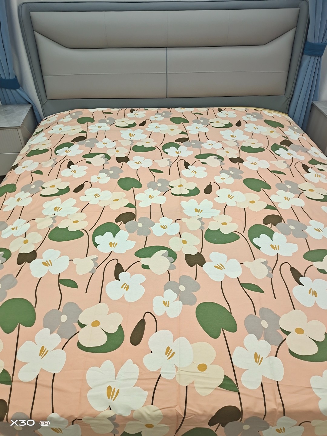 （032）加厚斜纹棉床单2.45*2.25米（+－5公分）春色