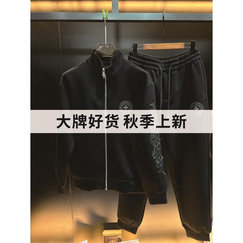【KLtz001】2025年秋季新品针织套装重磅刺绣百搭男女同款