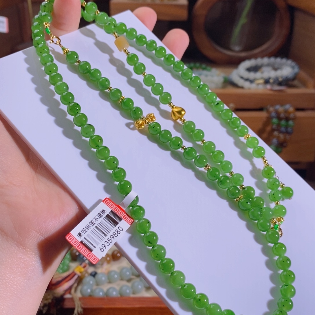 和田玉未镶嵌手链