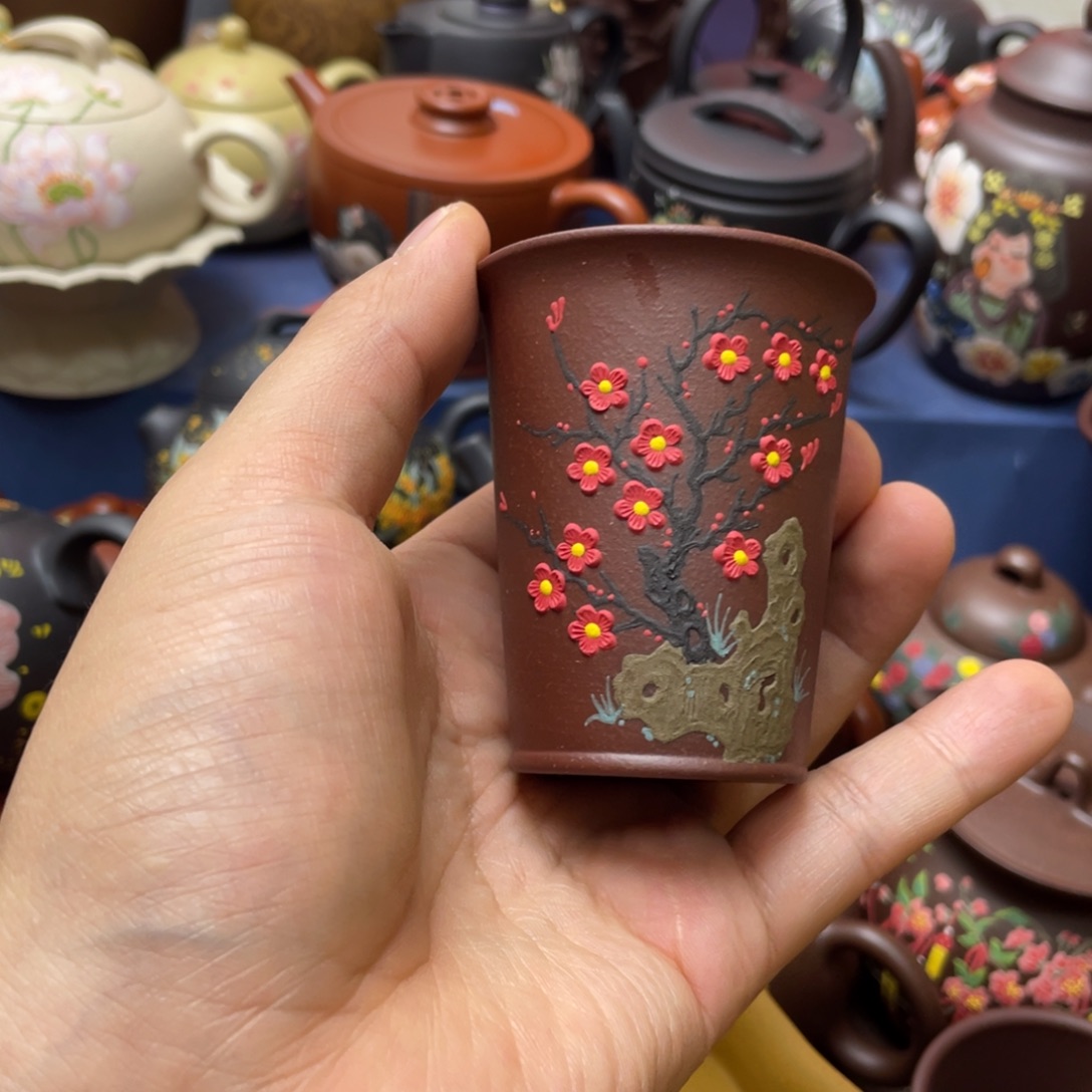 茶杯紫砂紫砂主人杯100cc