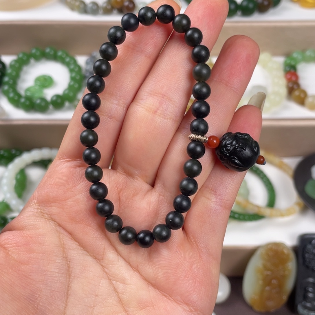 和田玉未镶嵌手链