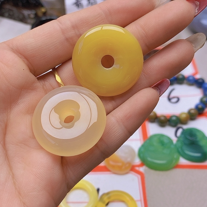 【闪购商品】未镶嵌玛瑙/玉髓珠宝半成品大*翁