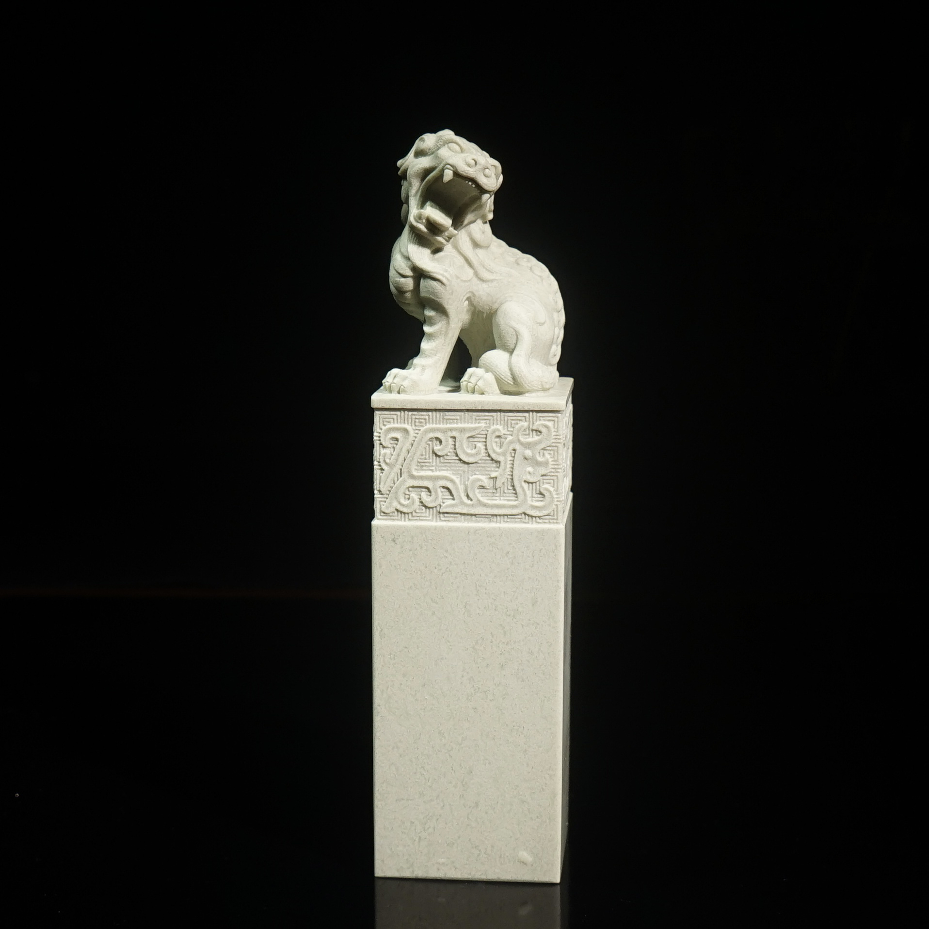青田新矿瑞兽古兽钮书法篆刻印章3/3/12cm