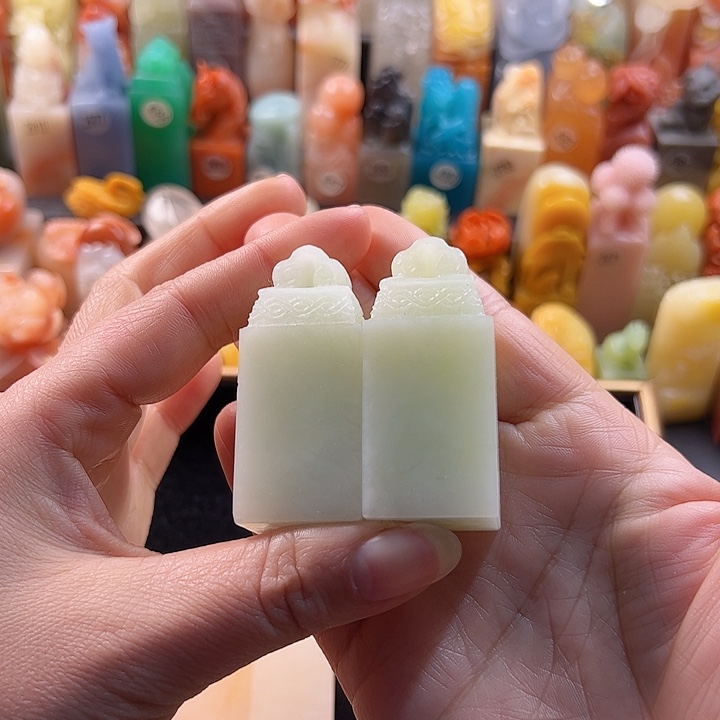 青田石印石H****h手工定制2厘米，包刻字