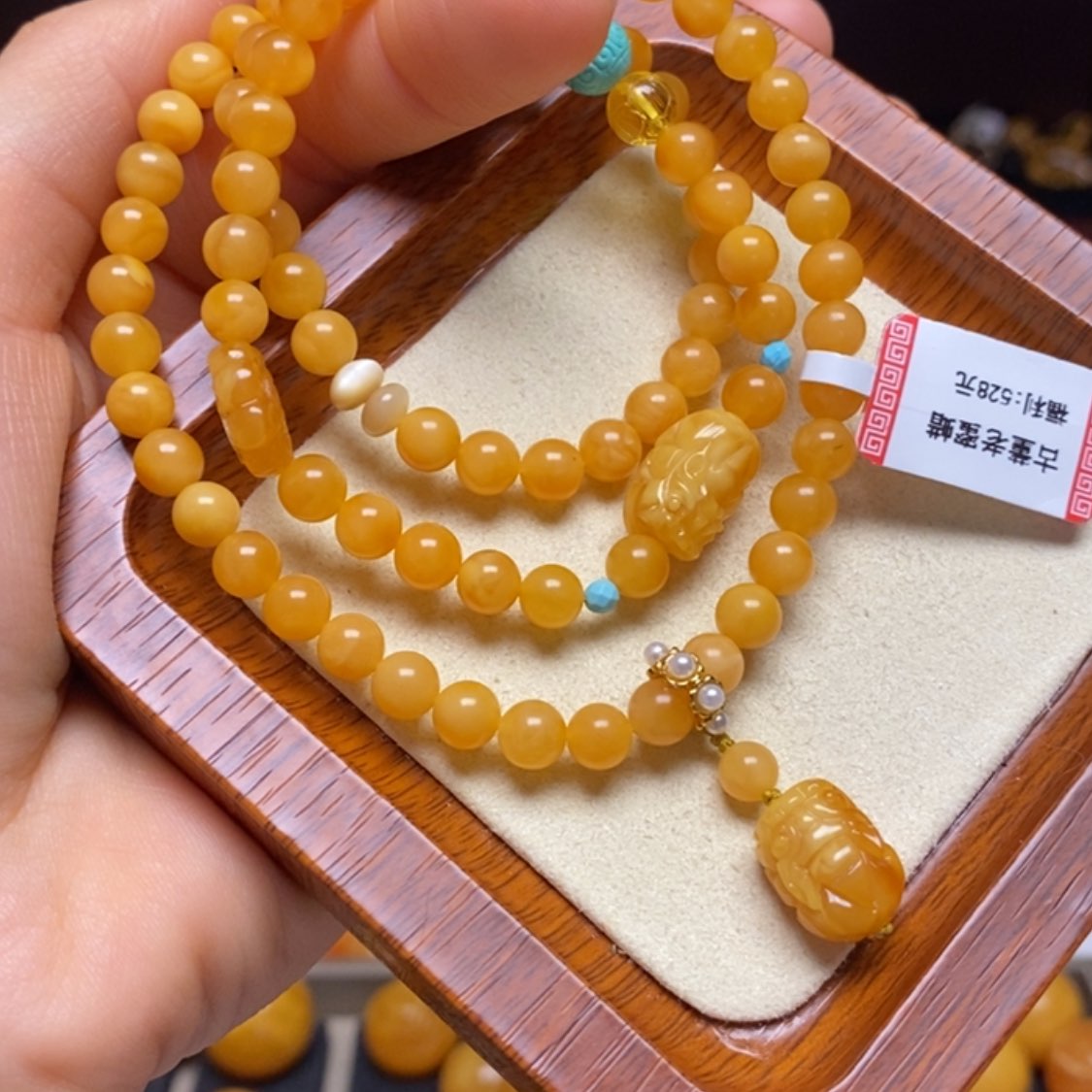 【闪购商品】蜜蜡手链未镶嵌手串