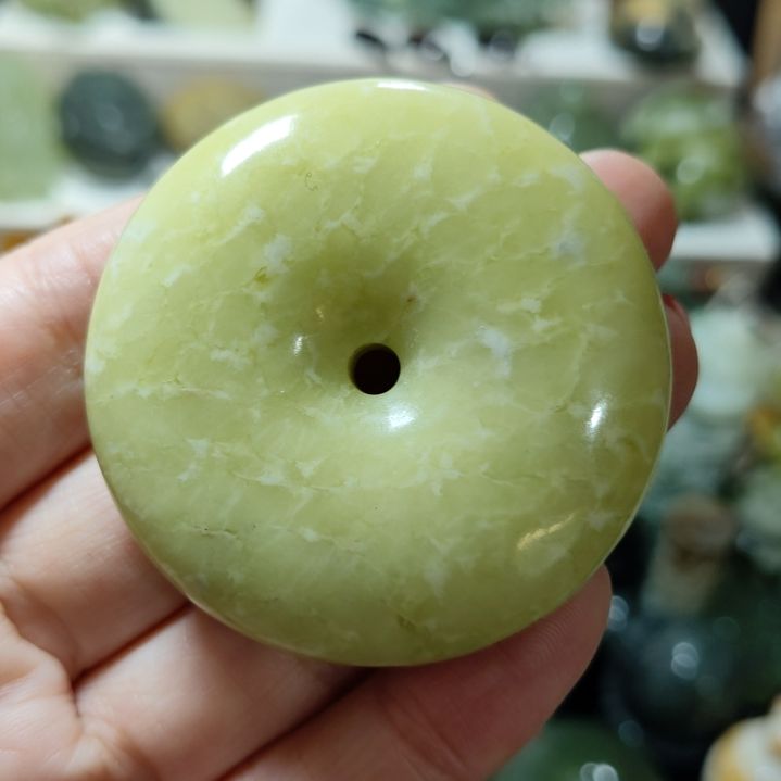 岫玉平安扣未镶嵌