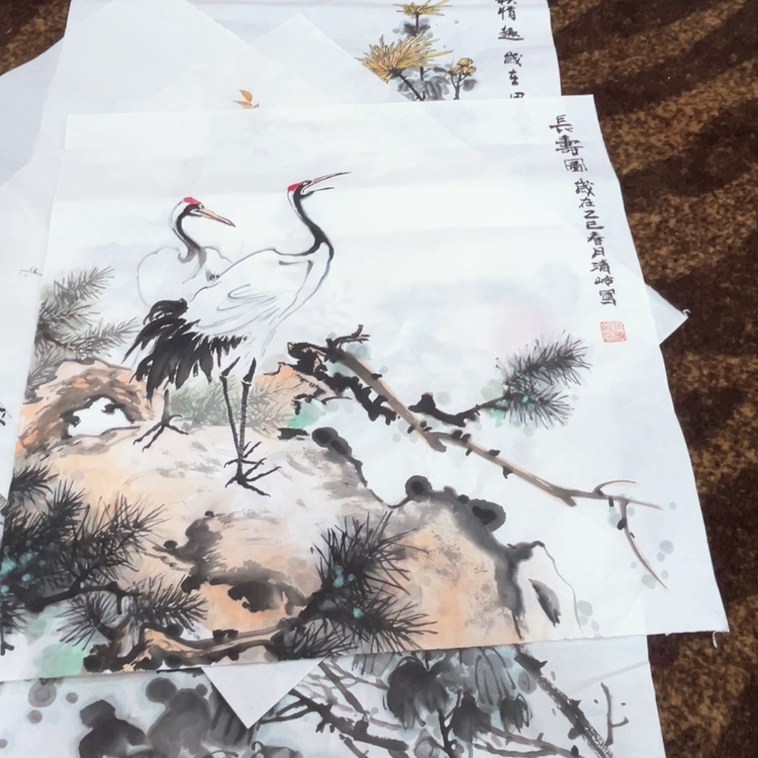 国画任清岭老师三尺斗方