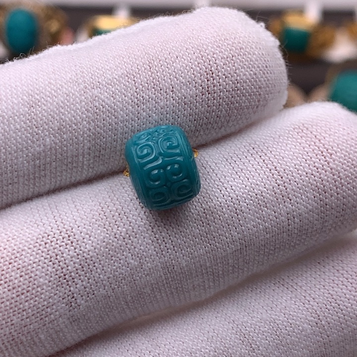 绿松石车挂未镶嵌