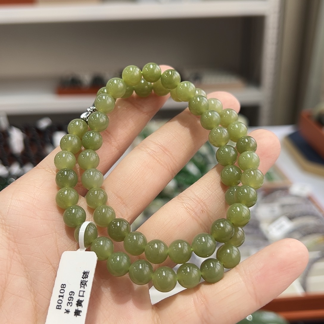 和田玉颈饰未镶嵌B0108