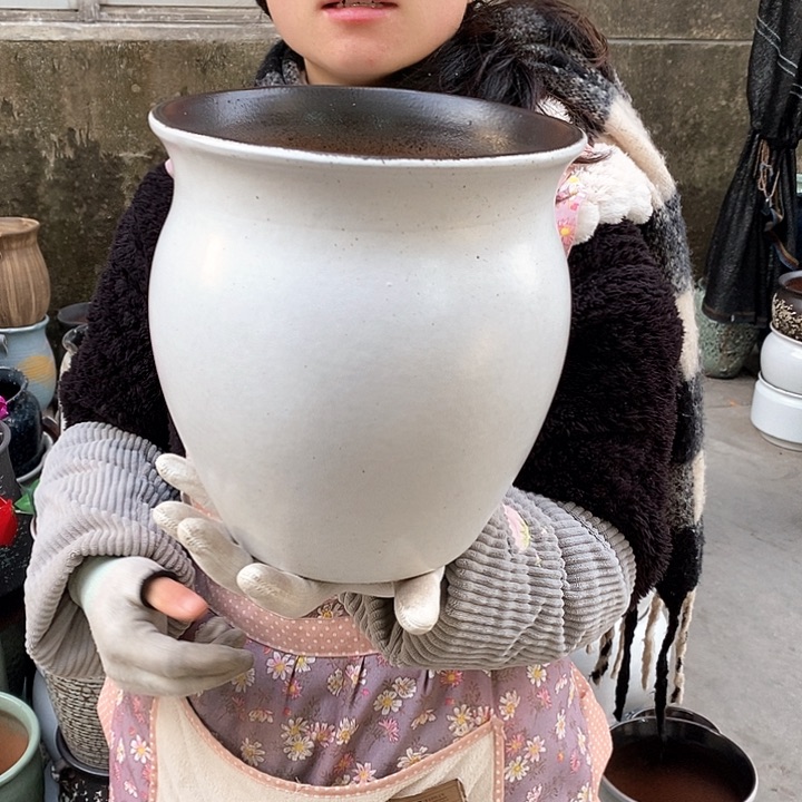 紫砂花盆正品口22高23正品