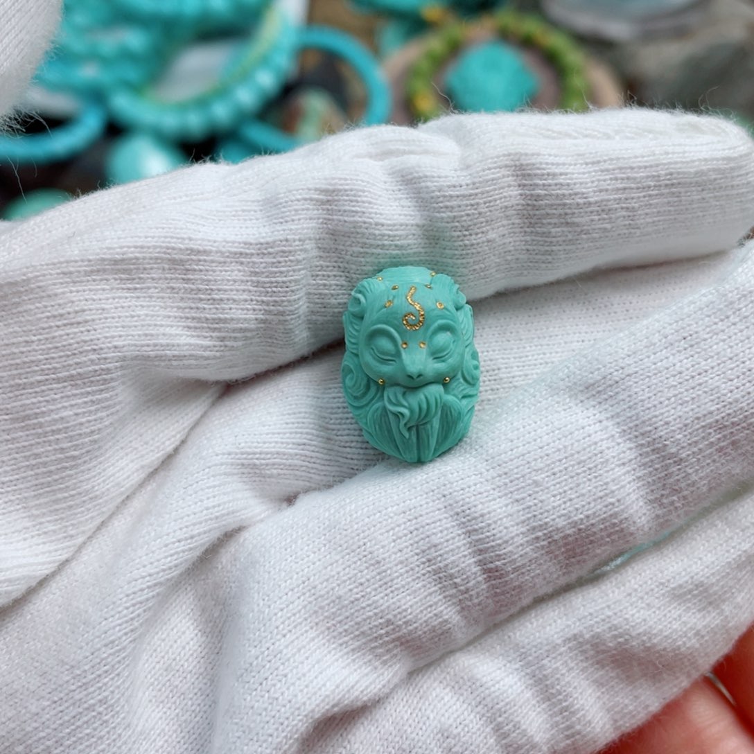 绿松石珠宝奇石未镶嵌m****8