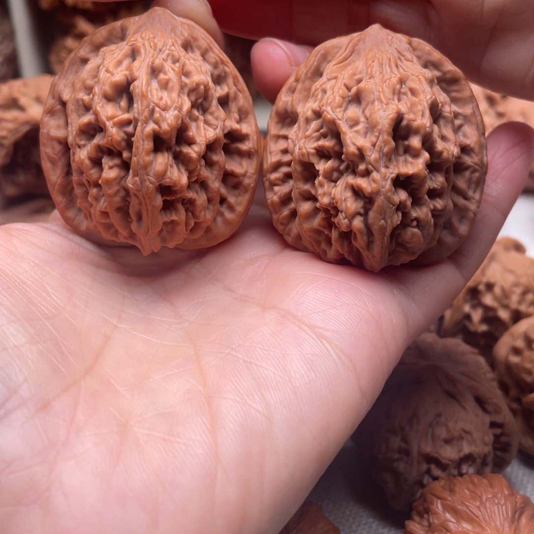 文玩核桃吊坠42全品麦穗虎头