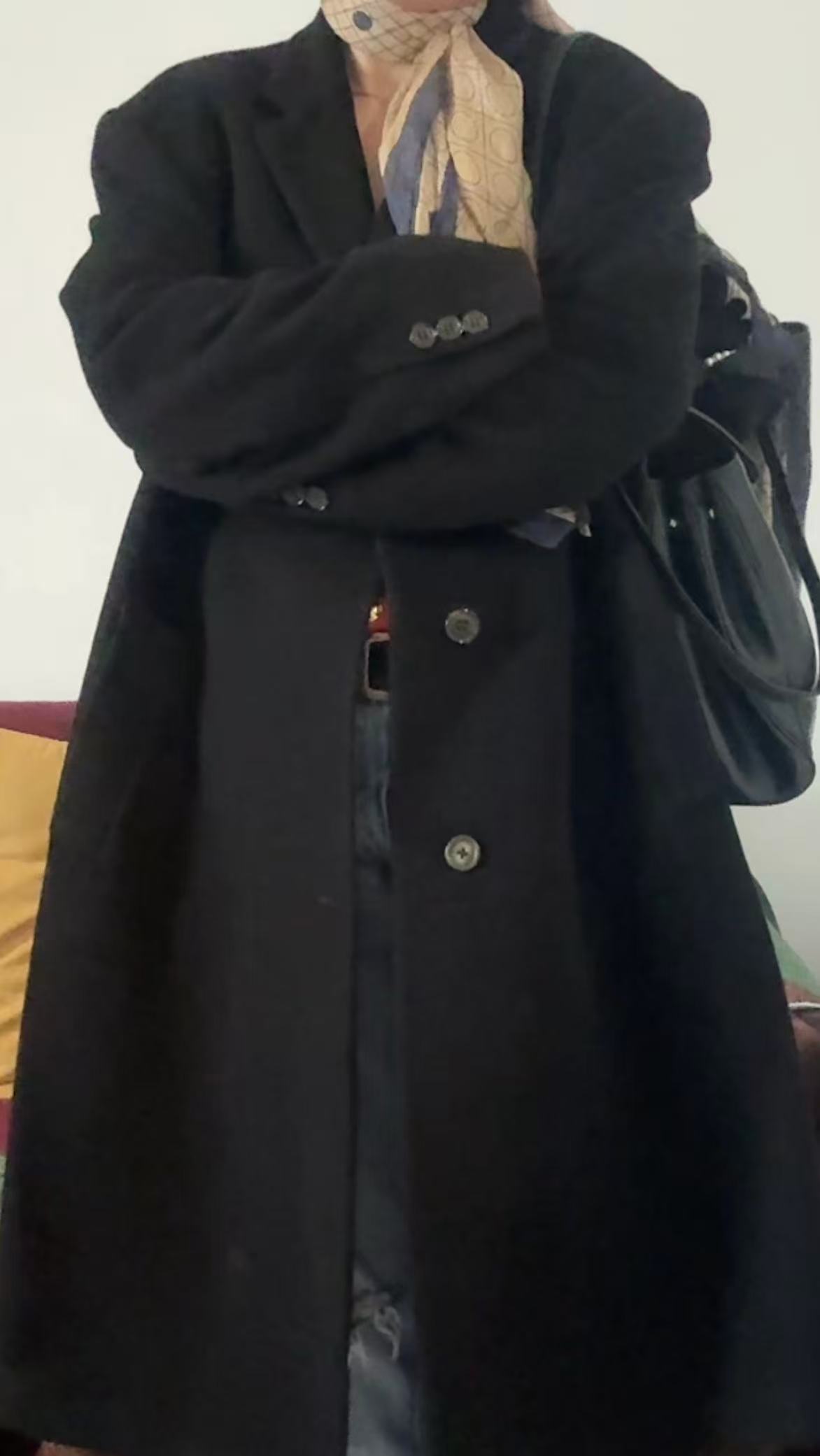 vintage复古气质大衣