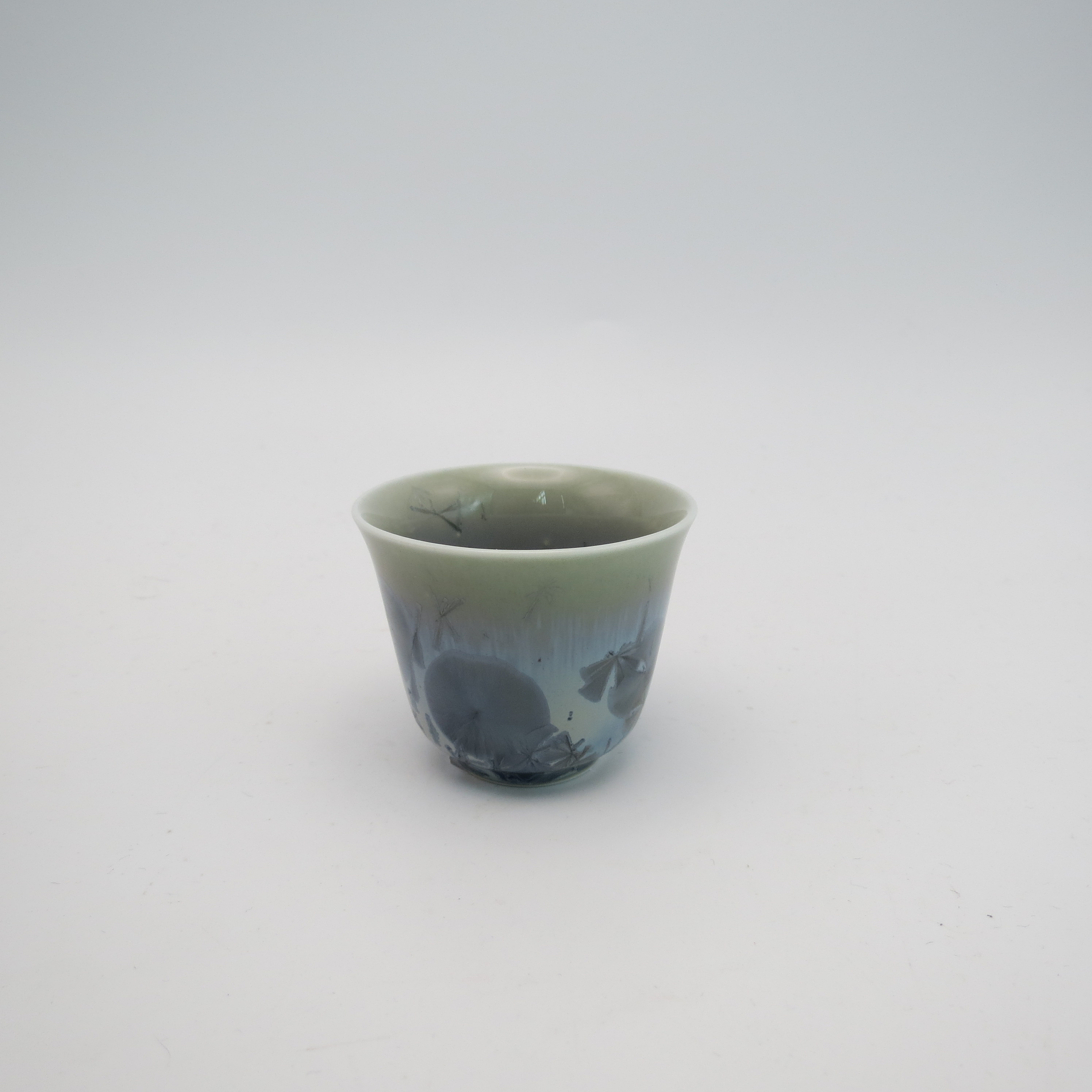 【千千颜】 JJY92 冰花纹理轻奢高级感孤品 80ml茶杯