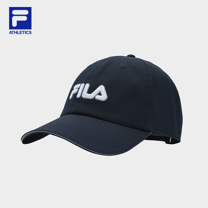 Fila斐乐【立体绣标软顶球帽】情侣款旅游休闲运动帽A13U521234F