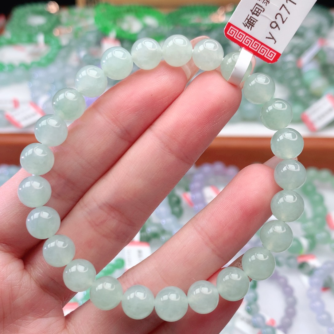 翡翠手链未镶嵌翡翠8mm