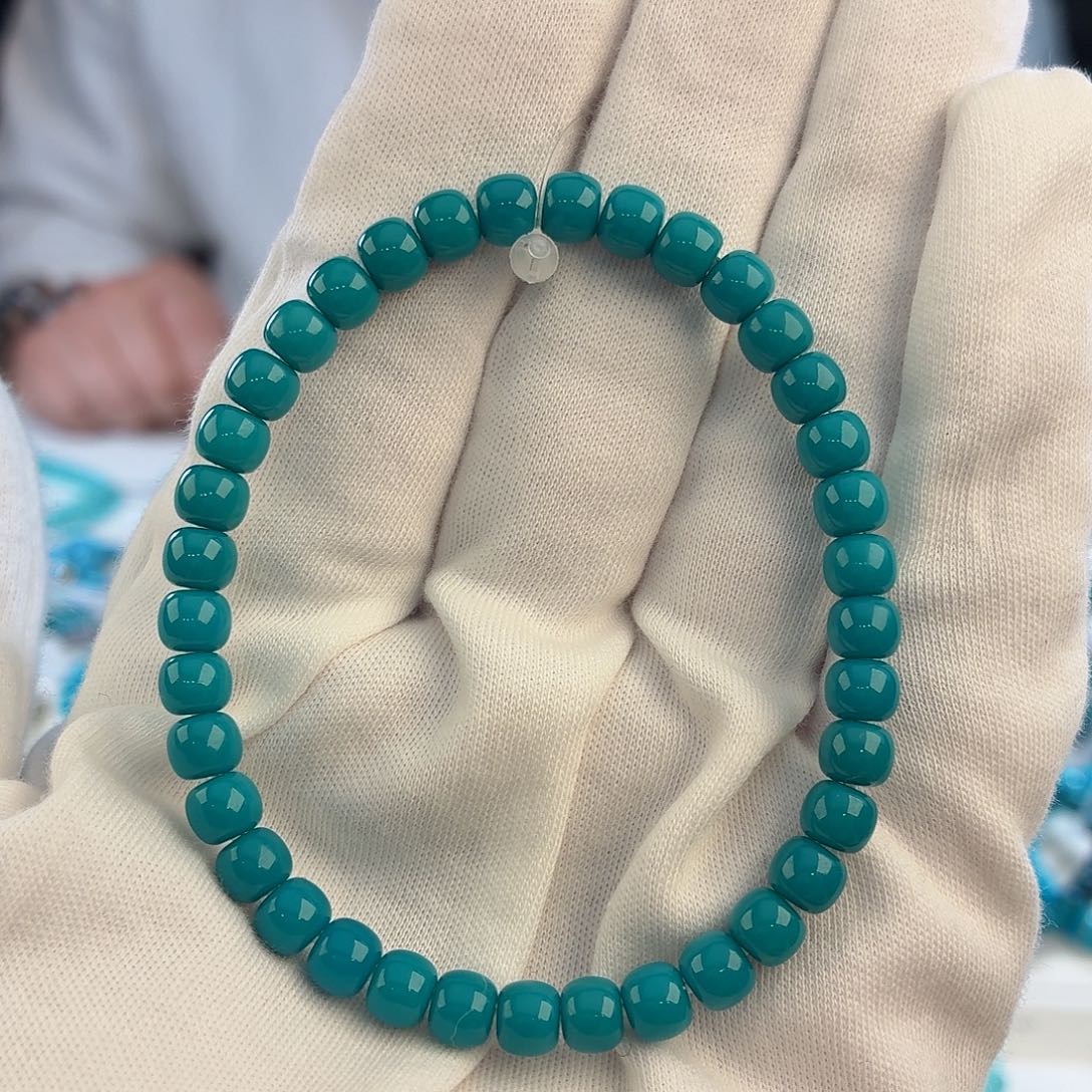 绿松石未镶嵌挂件5.5mm