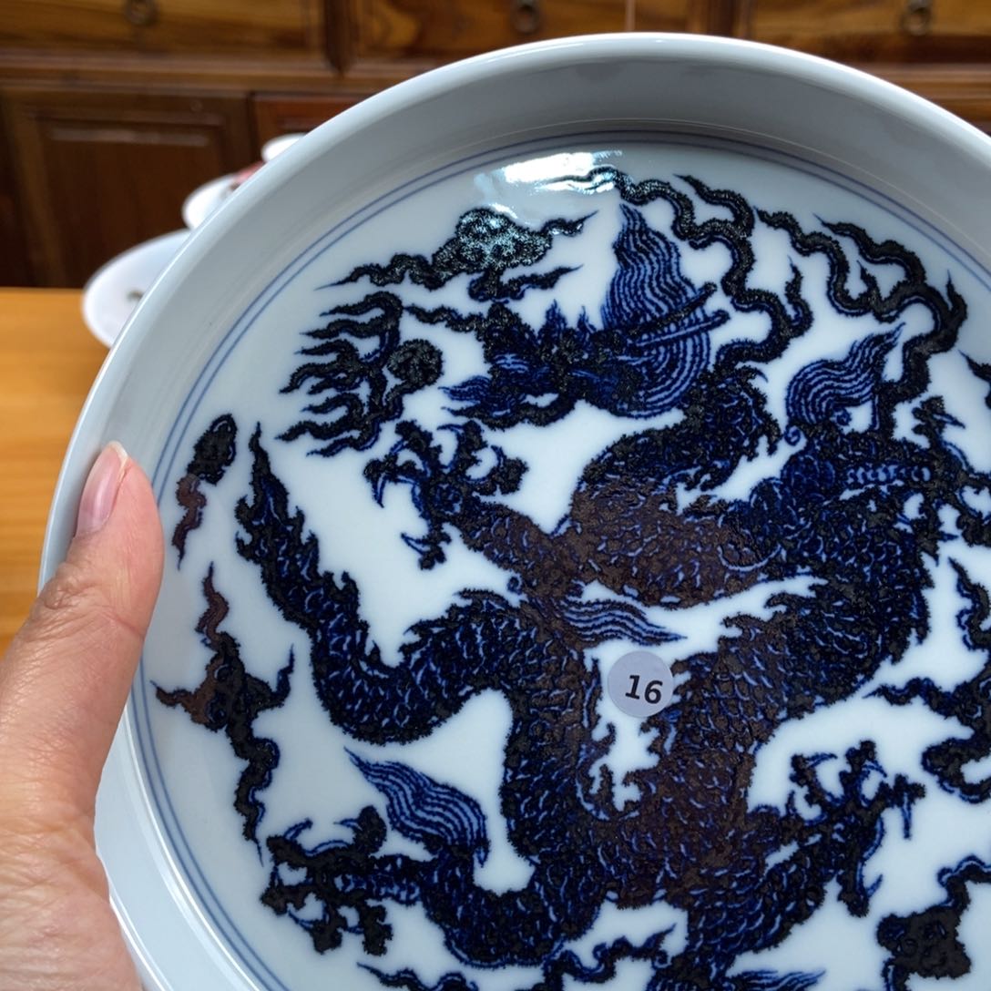 手绘现代茶具非古董