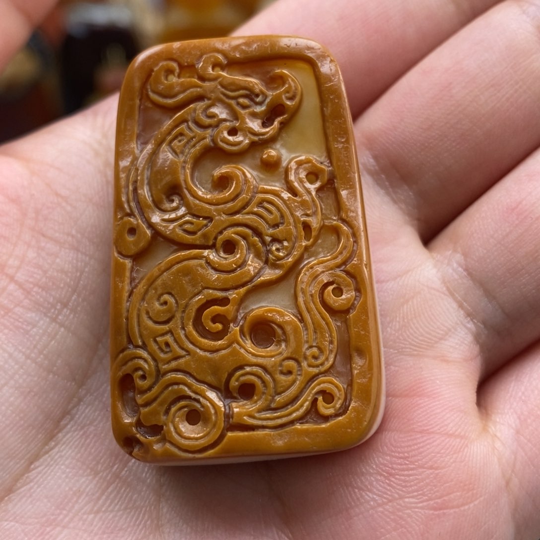 未镶嵌琥珀吊坠(赠链)