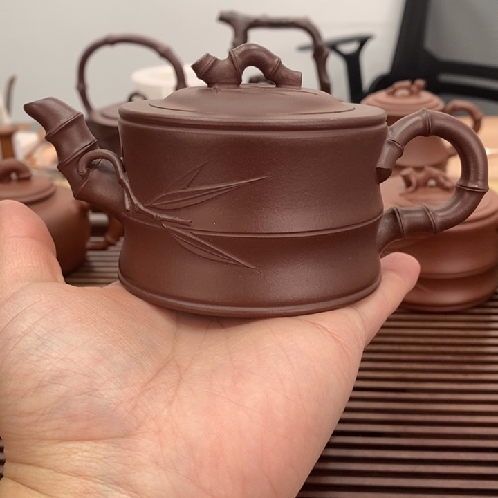 紫砂茶壶竹段福利
