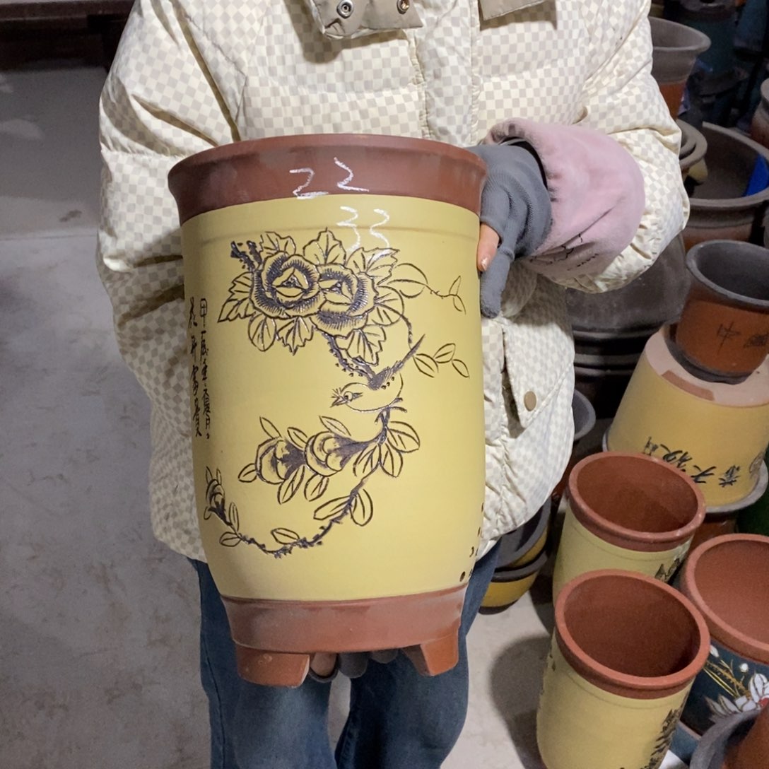 紫砂花盆紫砂花盆