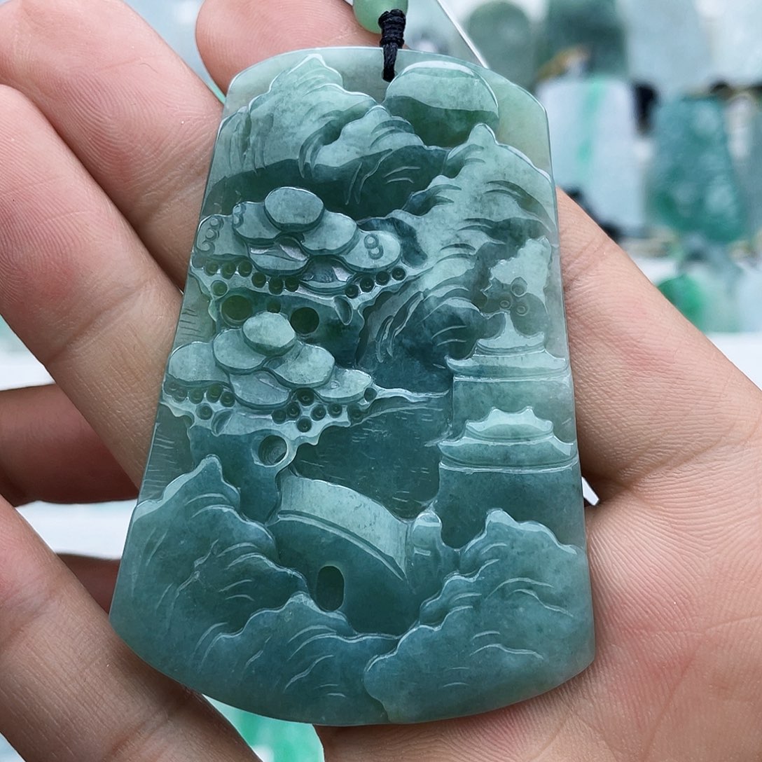 颈饰未镶嵌翡翠翡翠