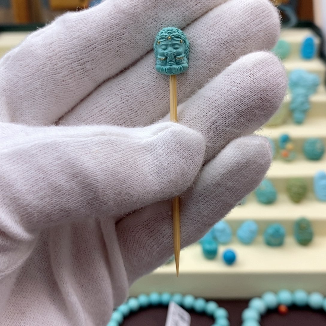 绿松石珠宝奇石未镶嵌