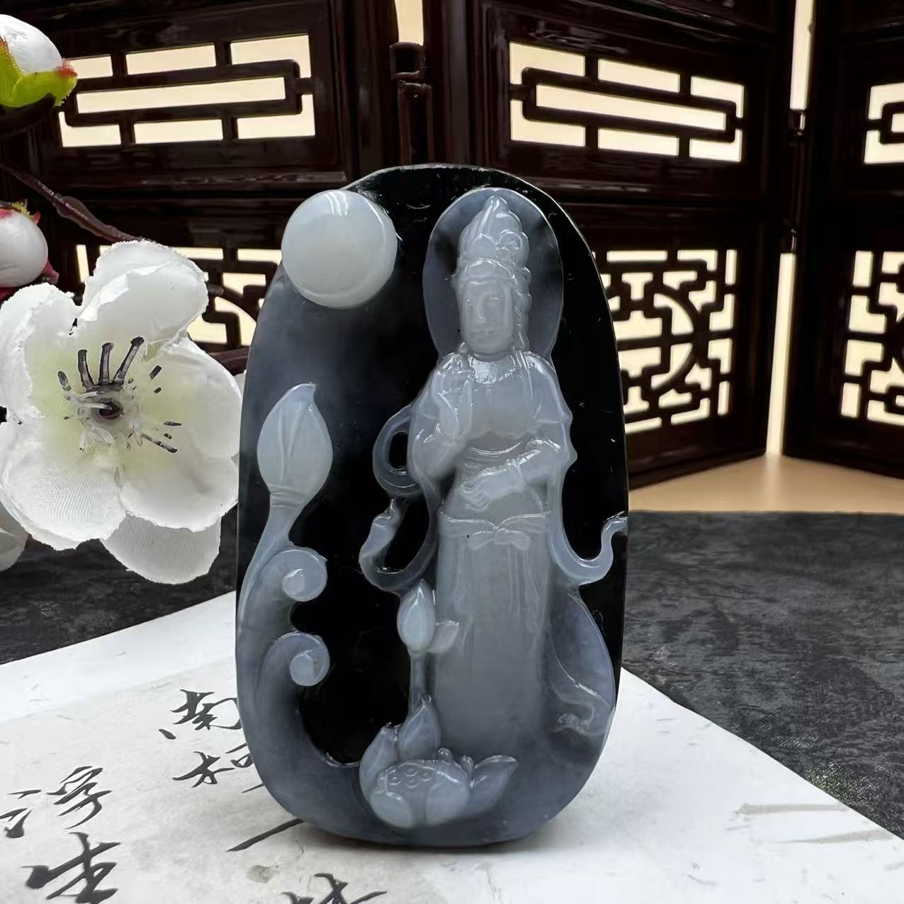 A1938 和田玉吊坠 YC78110644