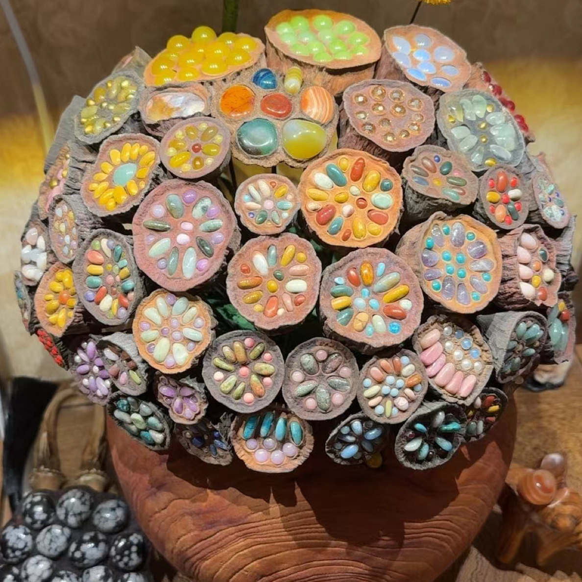 干花居家新年插花饰品