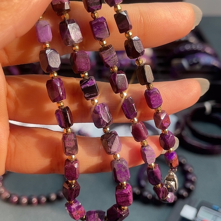 苏纪石（舒俱来）银S925镶嵌颈饰