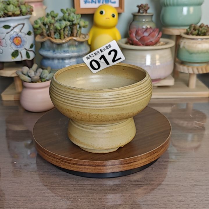 景德镇手工陶瓷盆 口10.5