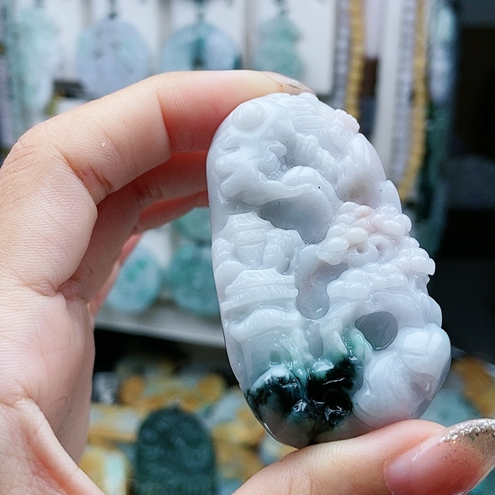 翡翠未镶嵌颈饰翡翠