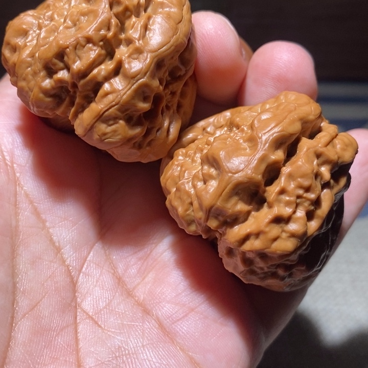 把件文玩核桃43*47三角毒蟾