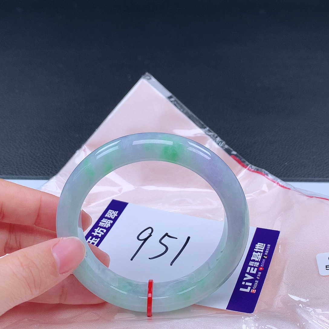 翡翠手镯未镶嵌手镯001865