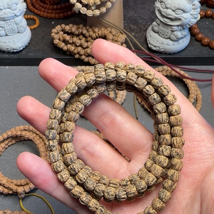 醉***阳手串柏香籽/百香籽油皮脏串