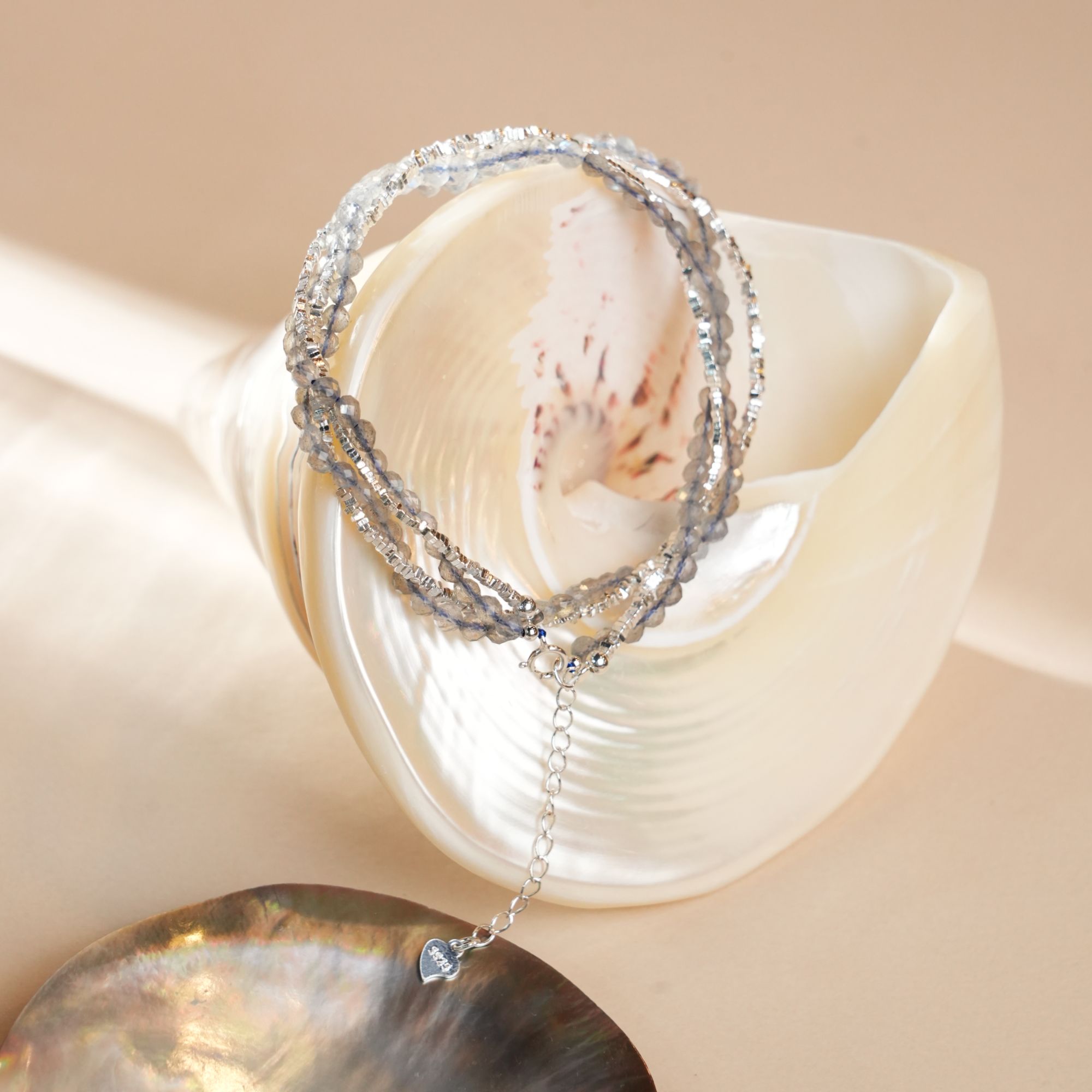 链子925银 制道珠宝月夜星河项链锁骨链女款原创（LN0001）