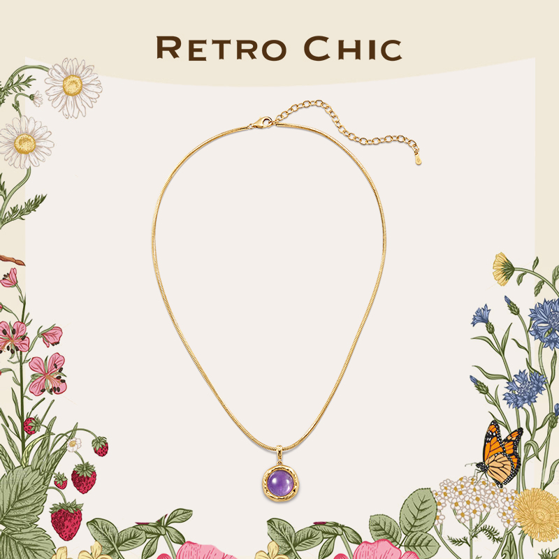 RC RETRO CHIC 意大利复古时尚气质首饰 弗洛拉吊坠