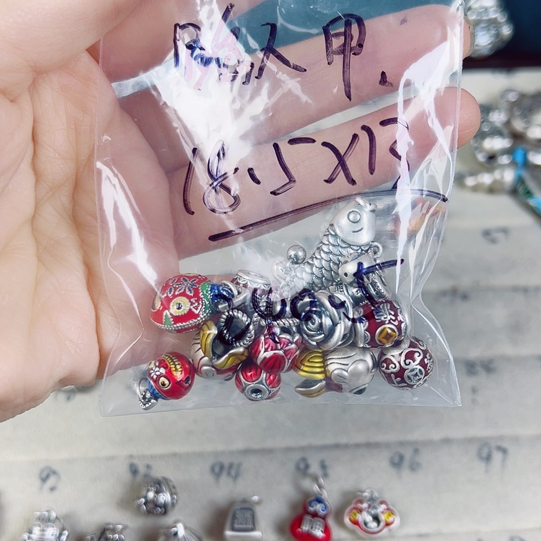 珐琅足银足银配件