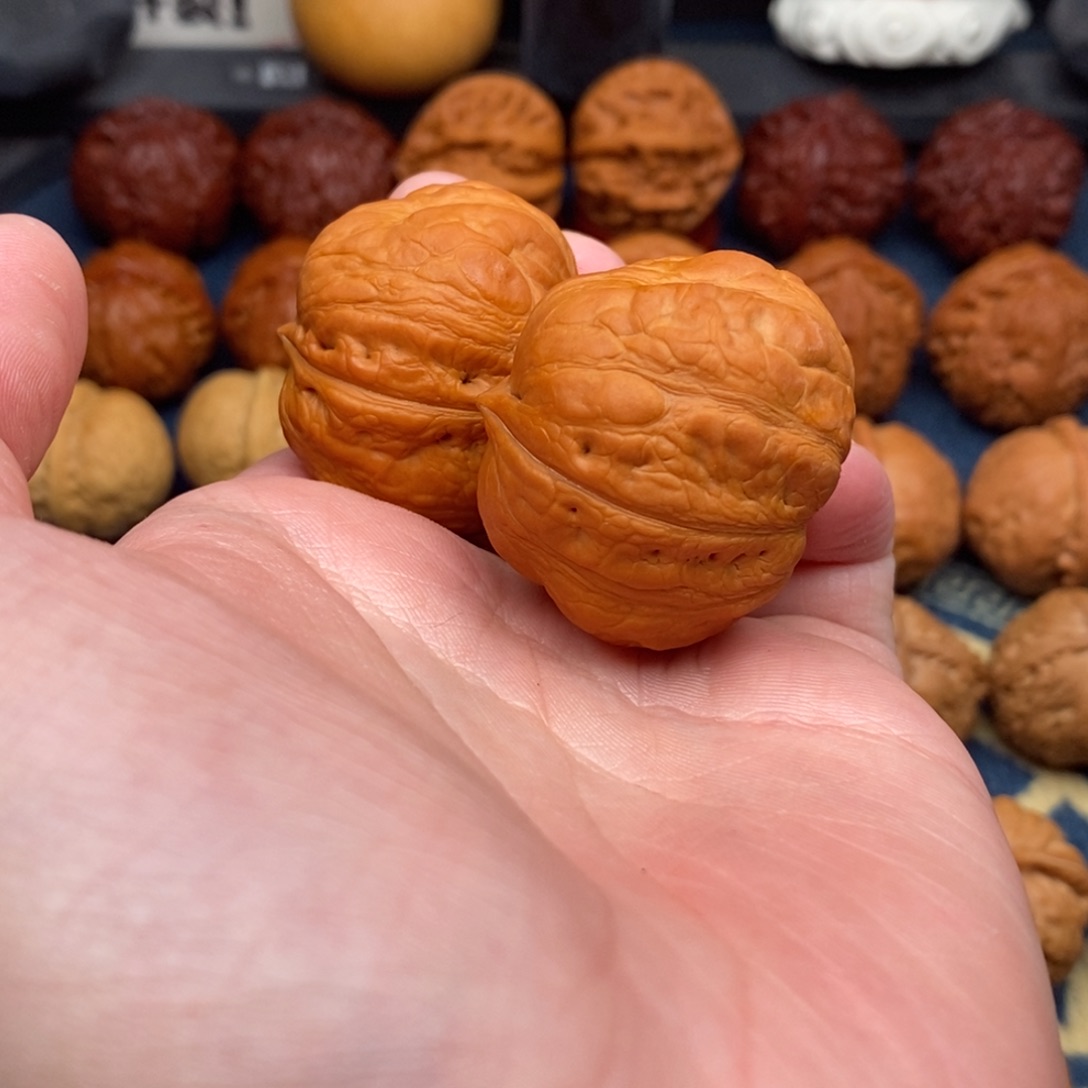 文玩核桃把件快**乓精品小手捻