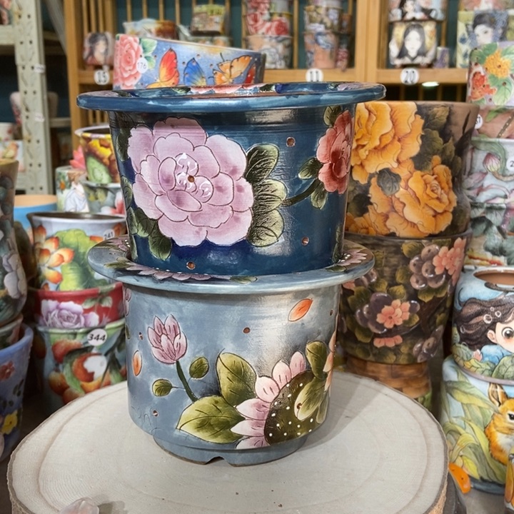 红陶景德镇艺术手绘作品