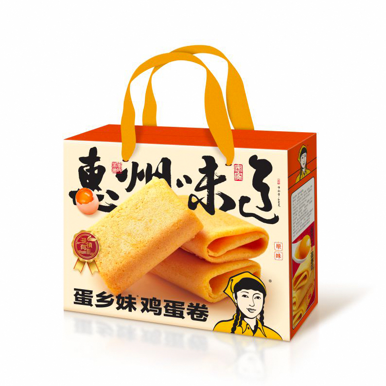 【湖镇有礼】蛋乡妹凤凰鸡蛋卷乡村土鸡蛋400g