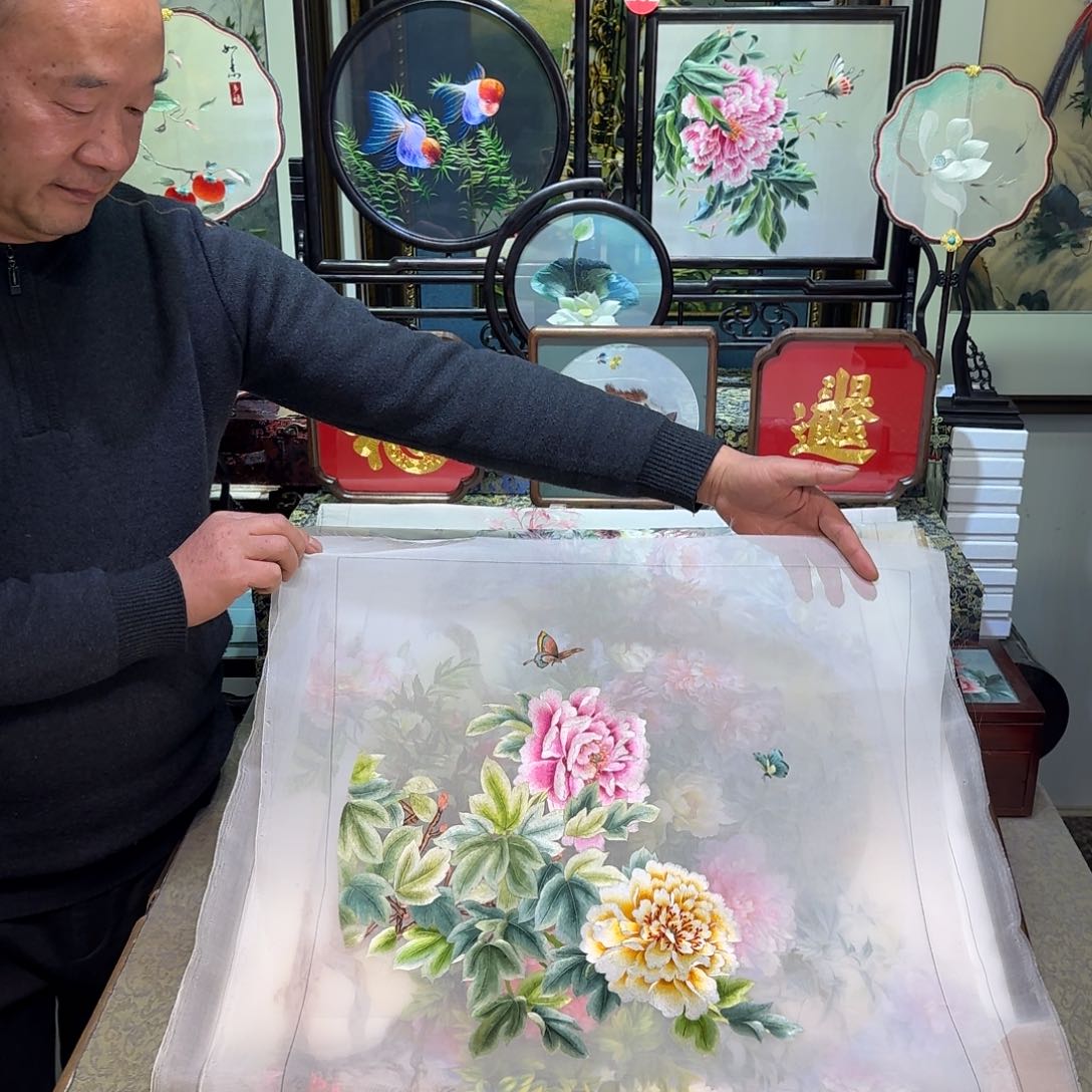 刺绣刺绣工艺精湛