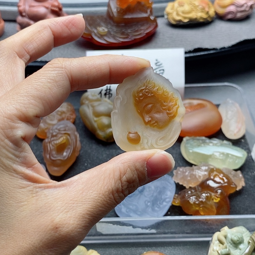 【闪购商品】未镶嵌吊坠定制玛瑙