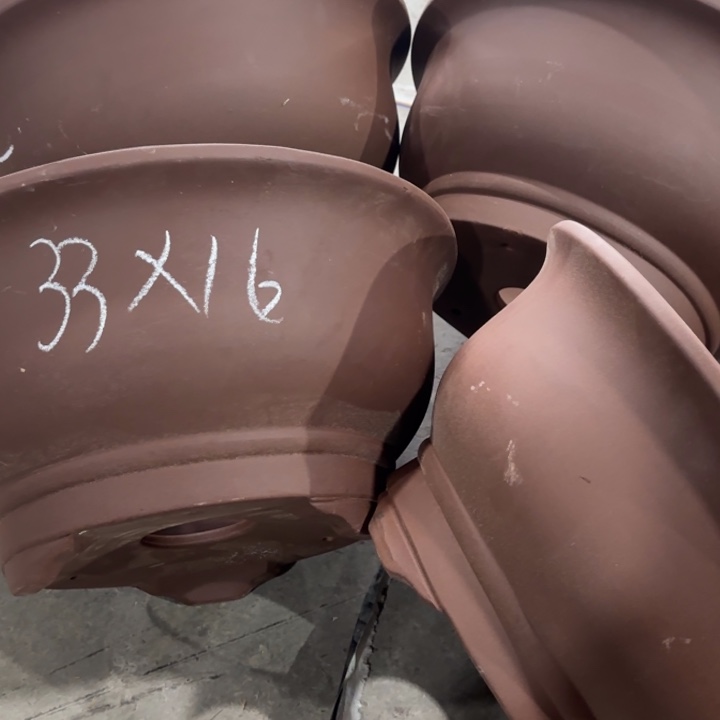 花盆紫砂100-4。          33-16