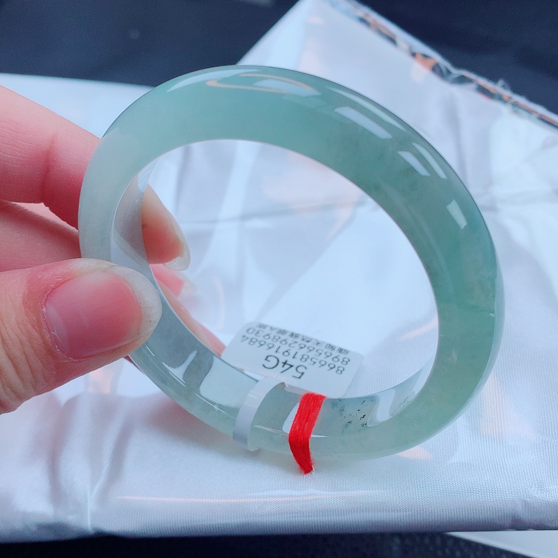 翡翠手镯未镶嵌天然缅甸翡翠A货手镯