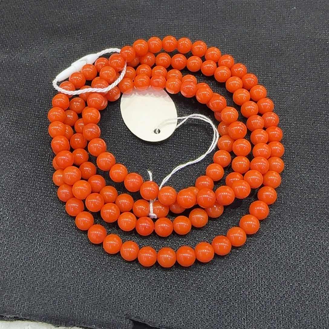 南红玛瑙手串未镶嵌5.5