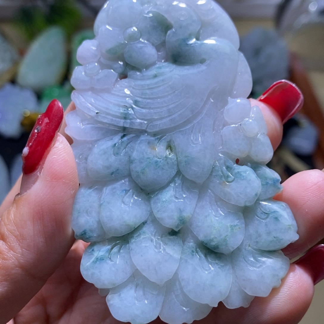 【闪购商品】翡翠颈饰未镶嵌凤凰