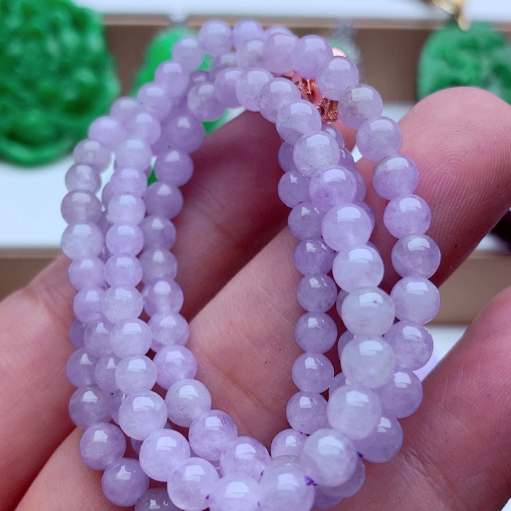 翡翠未镶嵌毛衣链